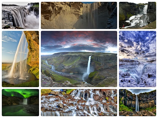 iceland collage